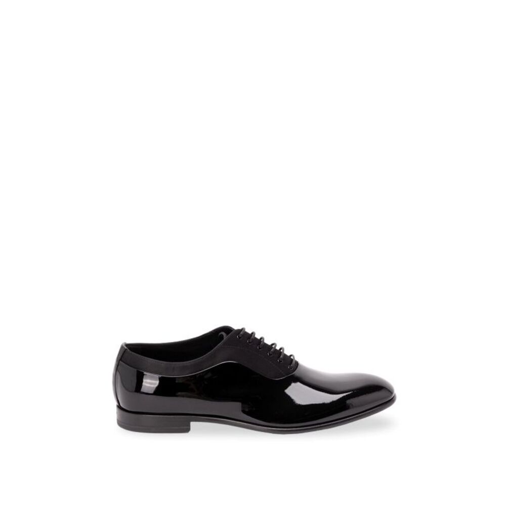 Dolce & Gabbana Men Patent Leather Lace-Up